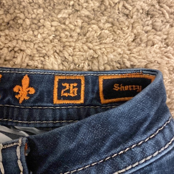 Rock RevivalJeans Sz 26 Blue Distressed Whisper New w/out Tags - Picture 4 of 14